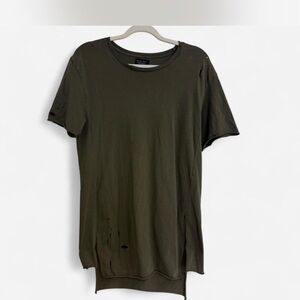 Zara Khaki Short Sleeve Men's Tee